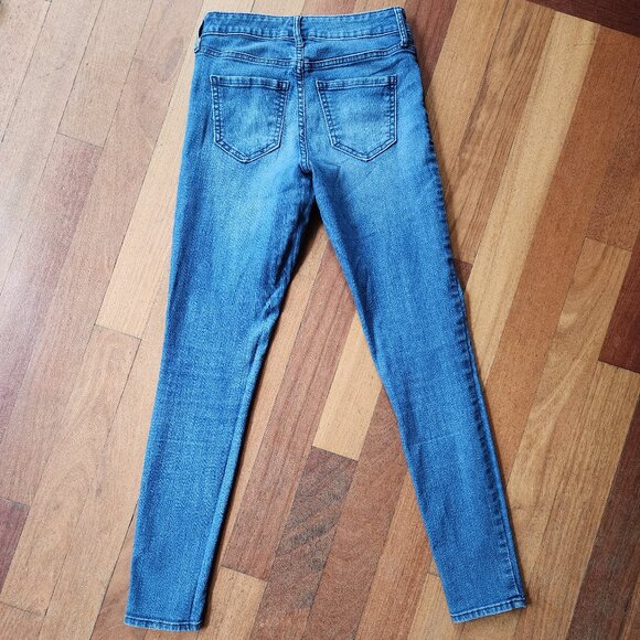 Old Navy Light Wash Denim Super Skinny Jeans Size 0 - Picture 13 of 15